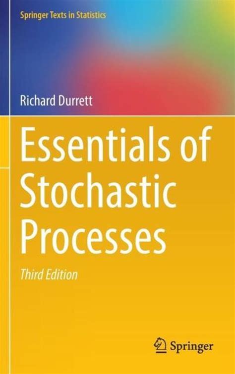 durrett essentials of stochastic processes.